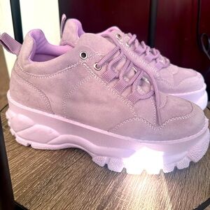 ASOS Purple Platform Sneakers